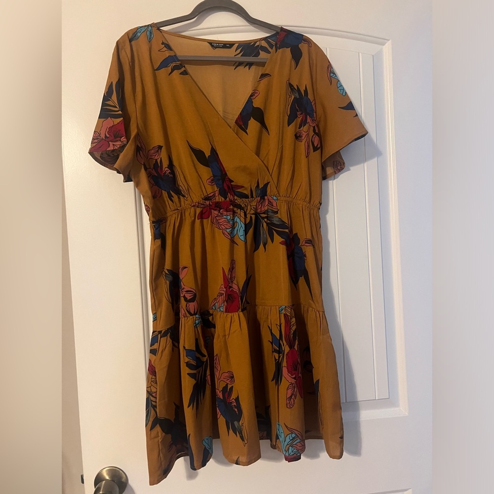 Pattern Retro Dress